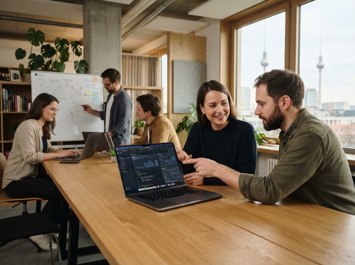Tatoru Nipure Team bei der Arbeit mit Analysetools